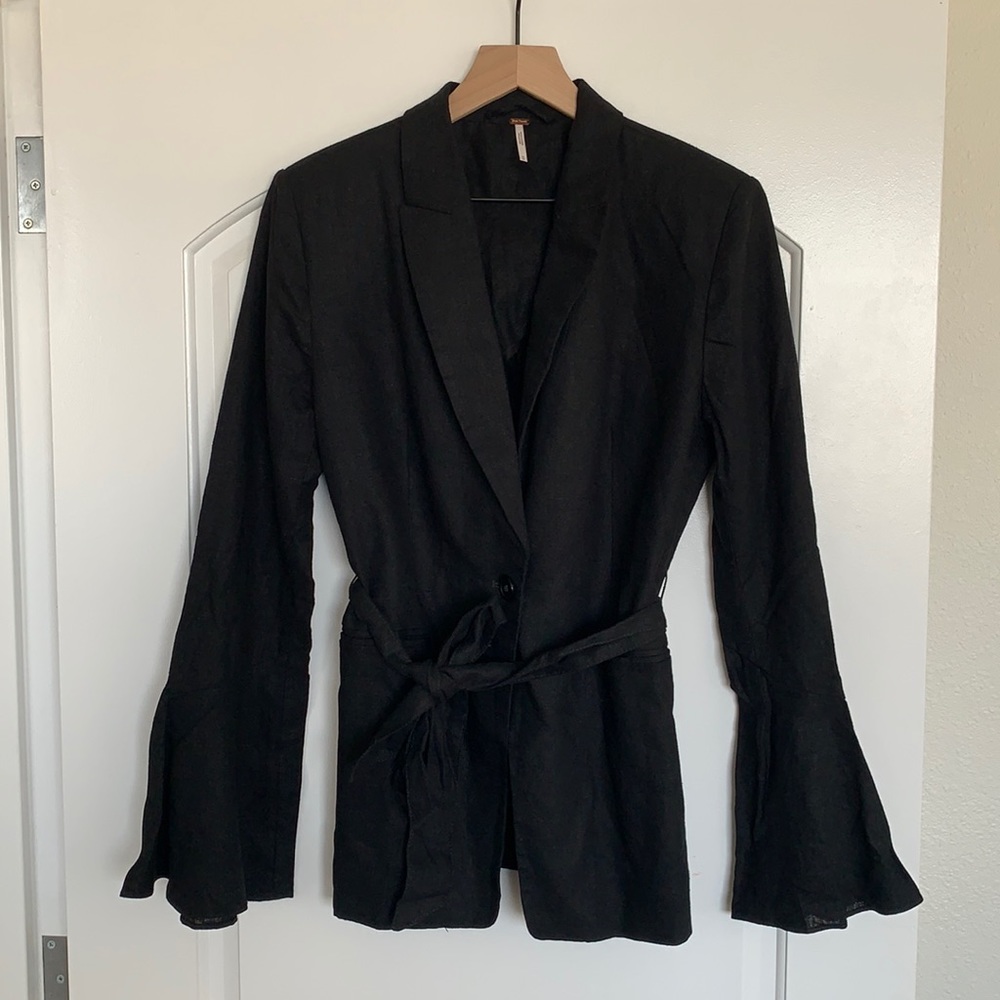 Free People Linen blazer